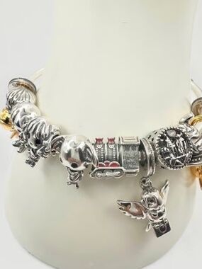 Pandora Pandora Harry Potter Round HP Charm S925 ALE Sterling ParinaSilver Charm